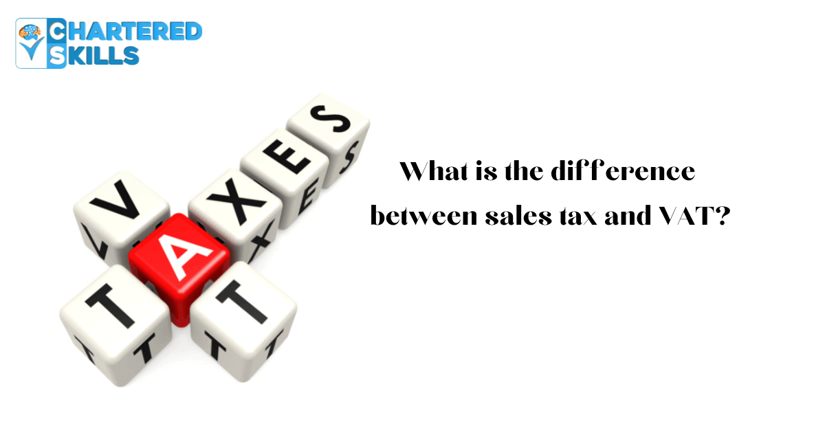Difference between sales tax and VAT