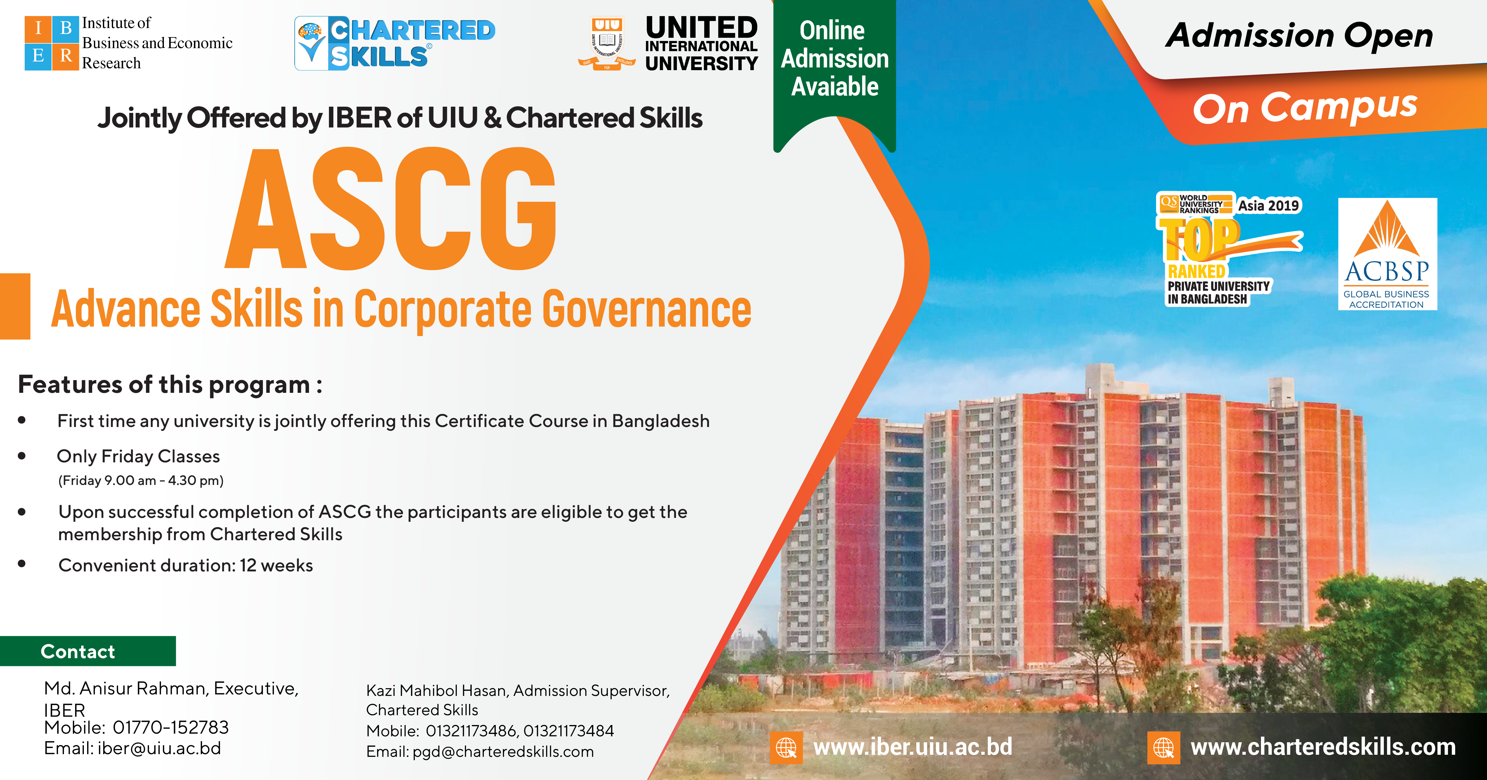 Advance Skills in Corporate Governance