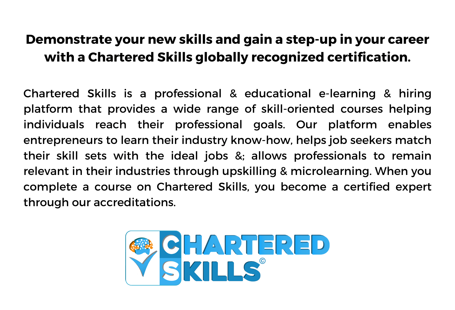 Chartered Skills Membership